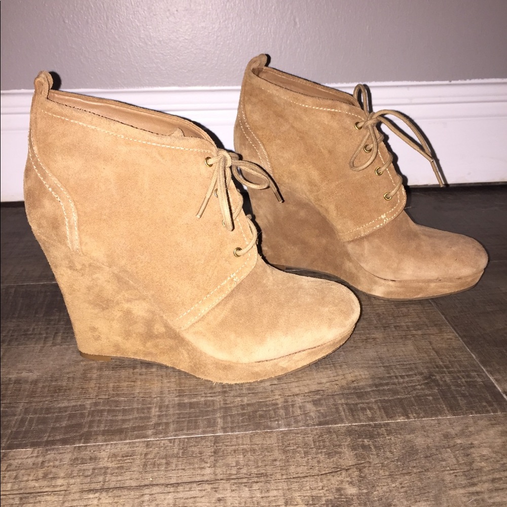 Jessica Simpson suede booties